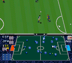 Zico Soccer (Japan) In game screenshot